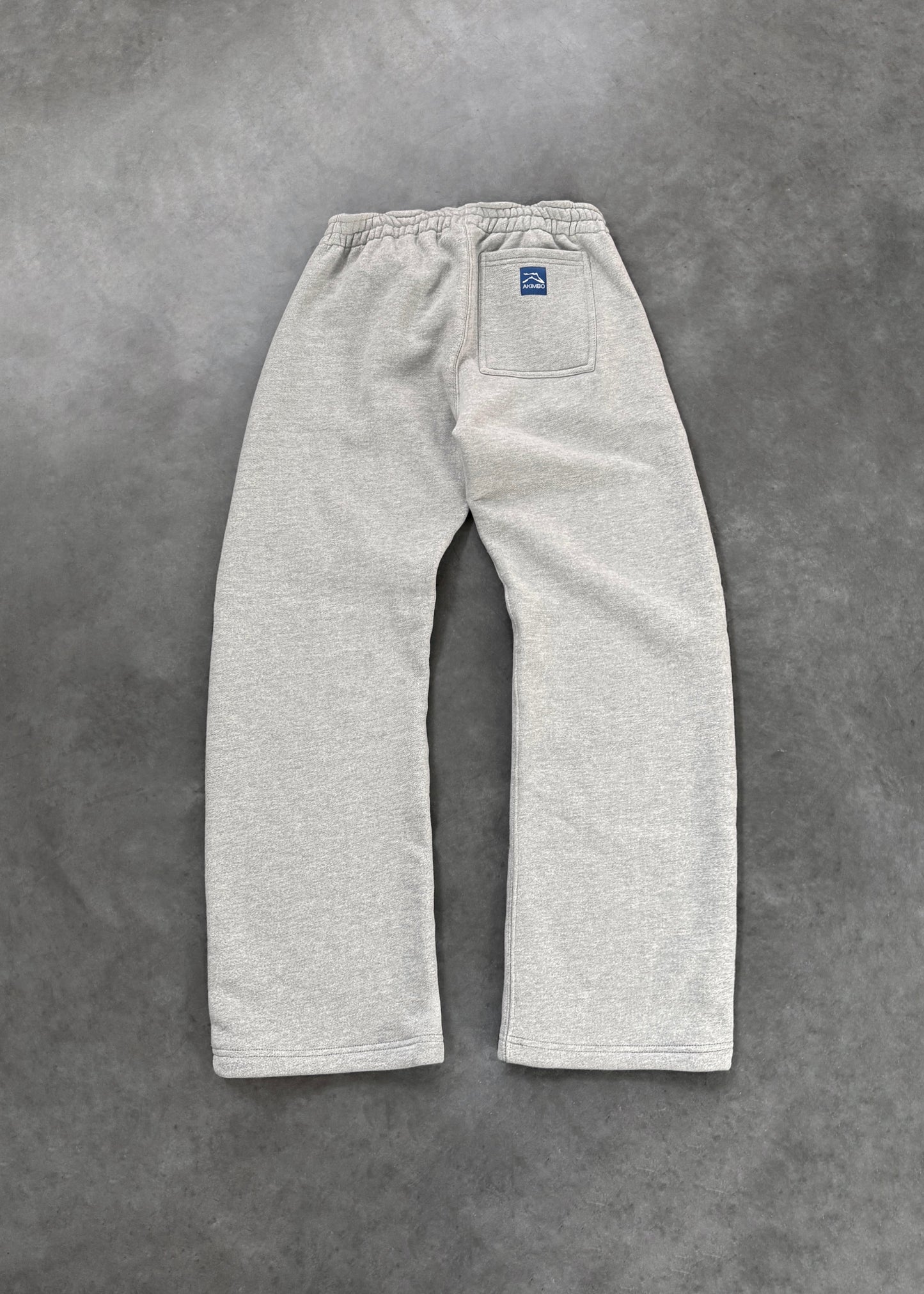 STRAIGHT-LEG SWEATPANTS - HEATHER GREY
