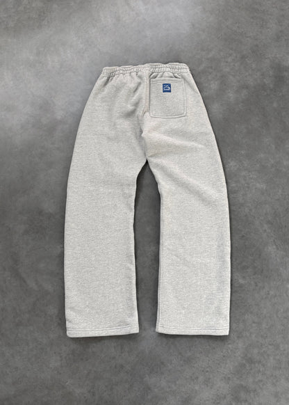 STRAIGHT-LEG SWEATPANTS - HEATHER GREY