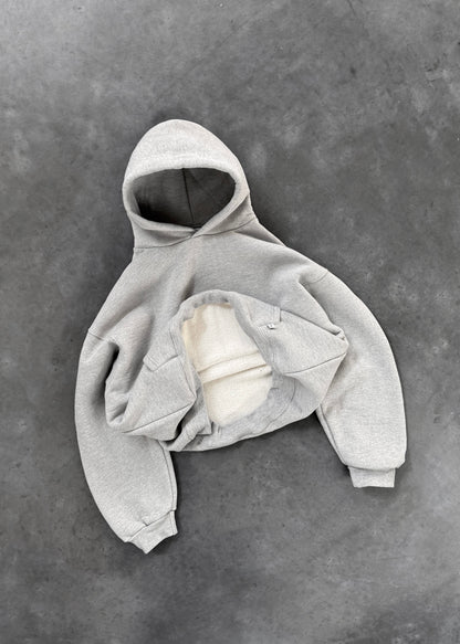 HOODIE - HEATHER GREY