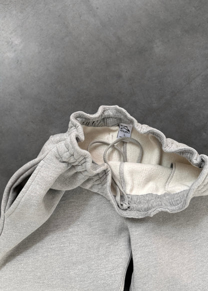 STRAIGHT-LEG SWEATPANTS - HEATHER GREY